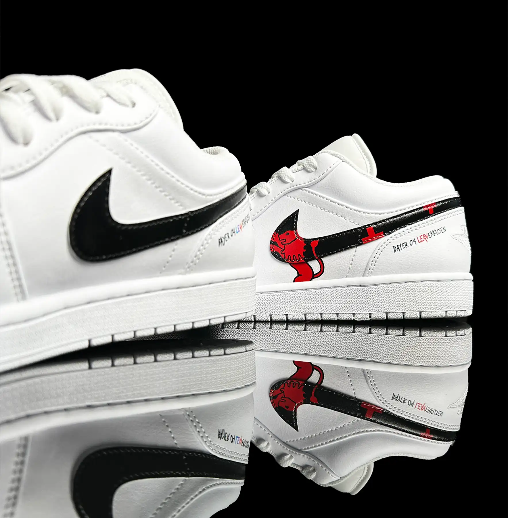 Corporate Sneaker, Customized Sneaker, neakone, Sneaker with Logo, Bayer 04 Leverkusen Sneaker, leav